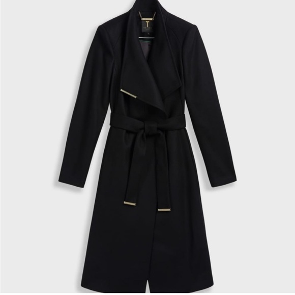 Ted Baker Wool Wrap Coat - Picture 9 of 12